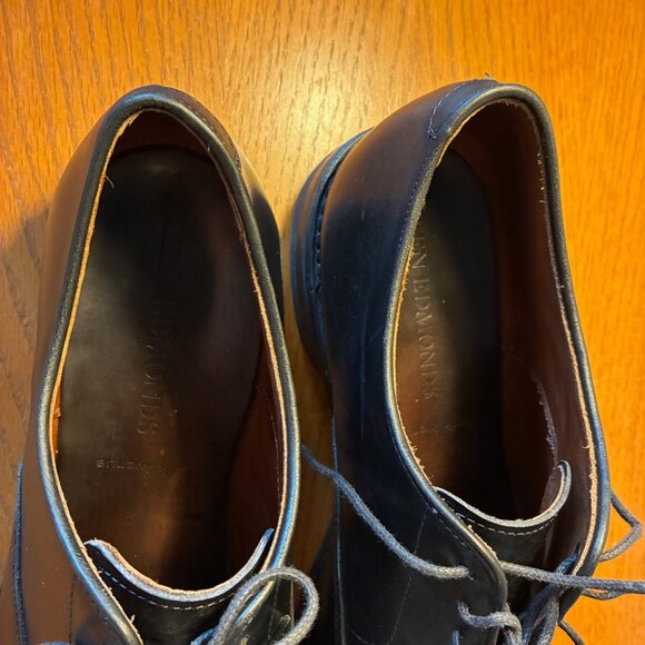 Allen Edmonds 10.5EEE Park Avenue Black Captoe Oxford Dainite Sole Dress Shoes main image 5